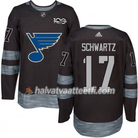 Miesten NHL St. Louis Blues Pelipaita Jaden Schwartz 17 1917-2017 100th Anniversary Adidas Musta Authentic Miesten NHL St. Louis Blues Pelipaita Jaden Schwartz 17 1917-2017 100th Anniversary Adidas Musta Authentic